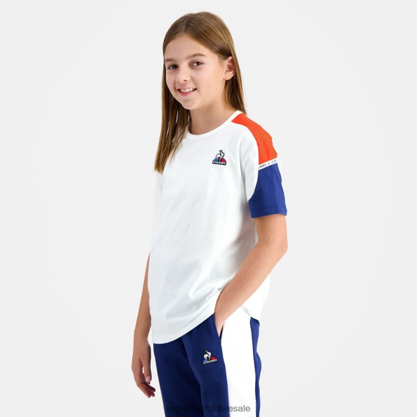 niños camiseta blanca T24B2649 Le Coq Sportif ropa