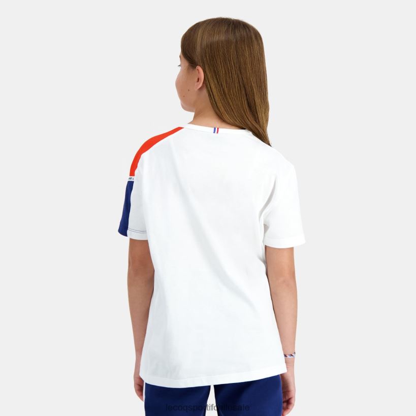 niños camiseta blanca T24B2649 Le Coq Sportif ropa