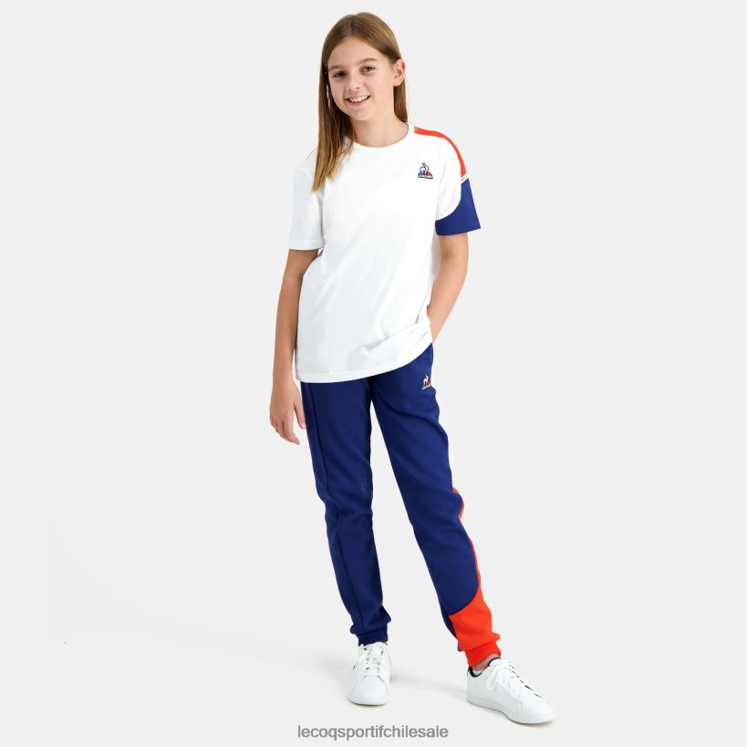 niños camiseta blanca T24B2649 Le Coq Sportif ropa