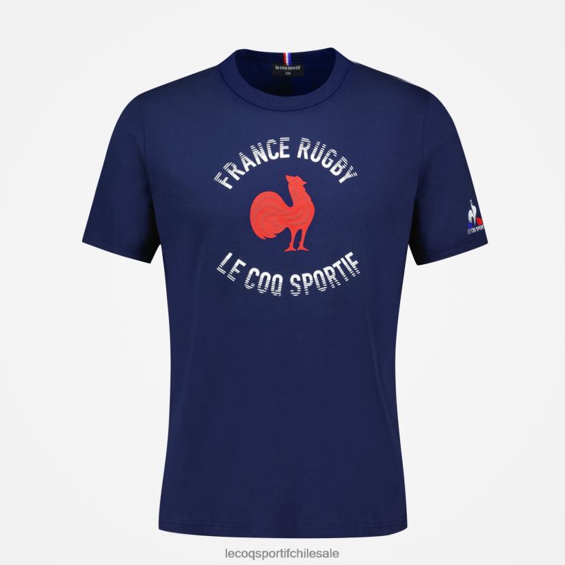 niños camiseta - francia rugby azul T24B2390 Le Coq Sportif ropa