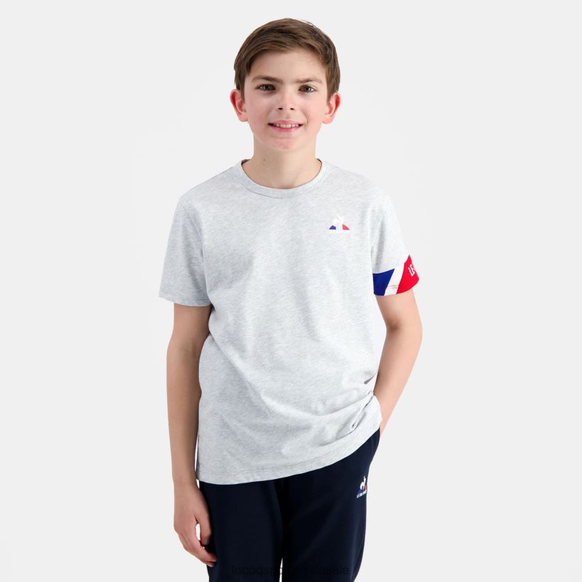 niños camiseta gris T24B2384 Le Coq Sportif ropa