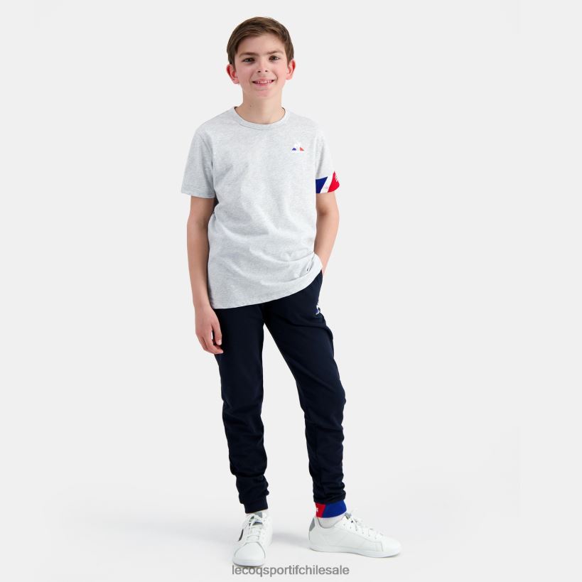 niños camiseta gris T24B2384 Le Coq Sportif ropa