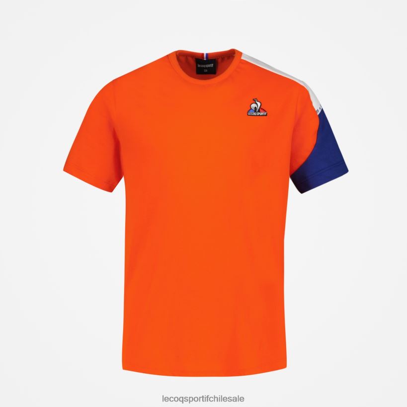 niños camiseta naranja T24B2650 Le Coq Sportif ropa