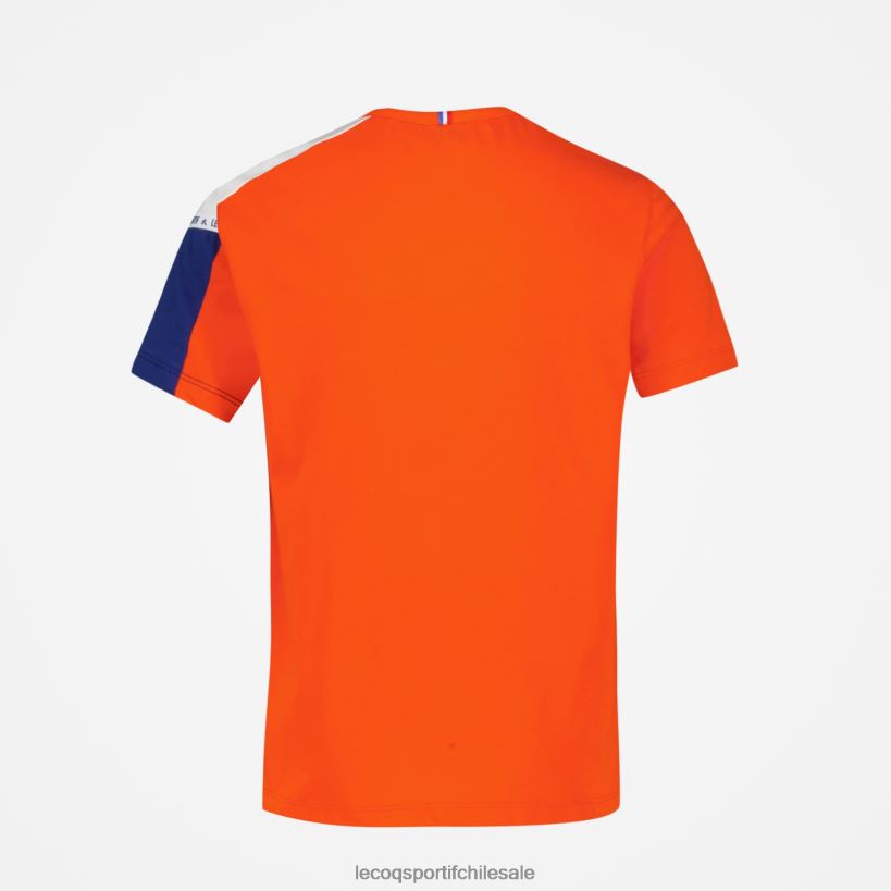 niños camiseta naranja T24B2650 Le Coq Sportif ropa