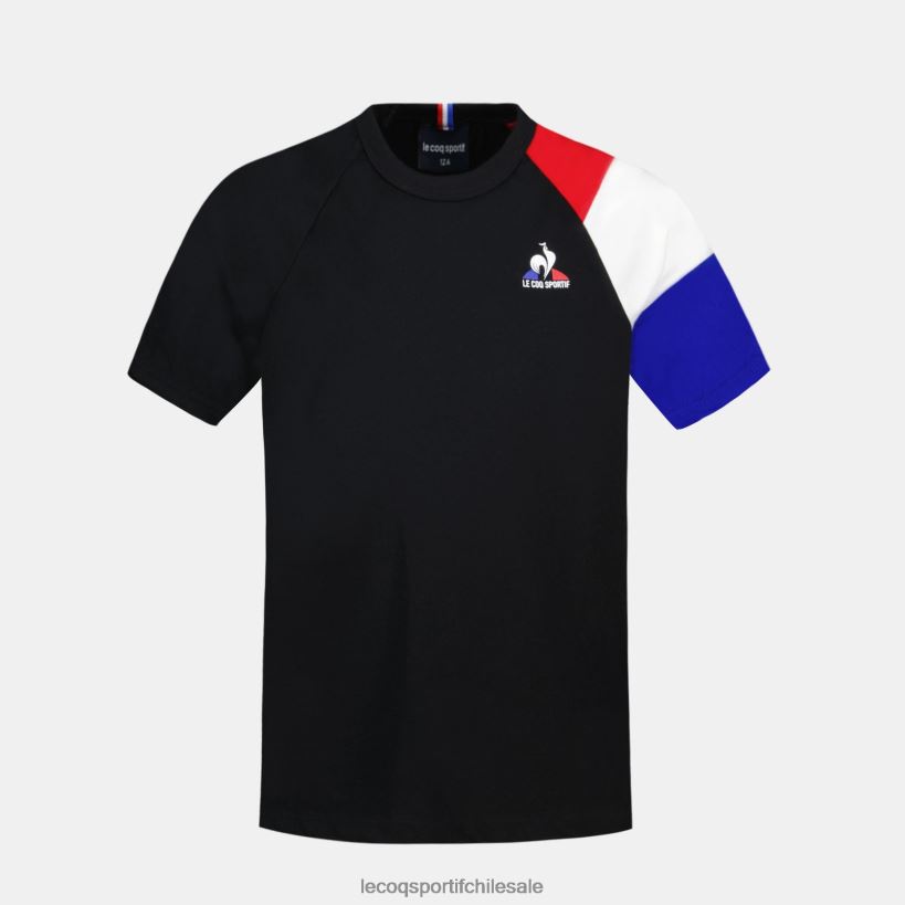 niños camiseta negra T24B2377 Le Coq Sportif ropa