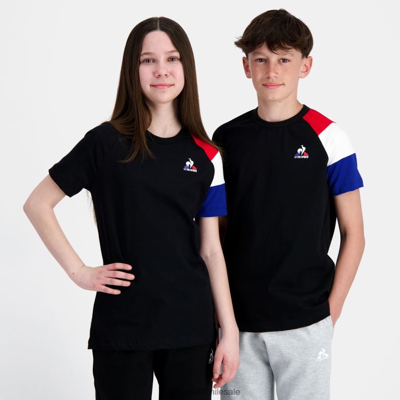 niños camiseta negra T24B2377 Le Coq Sportif ropa