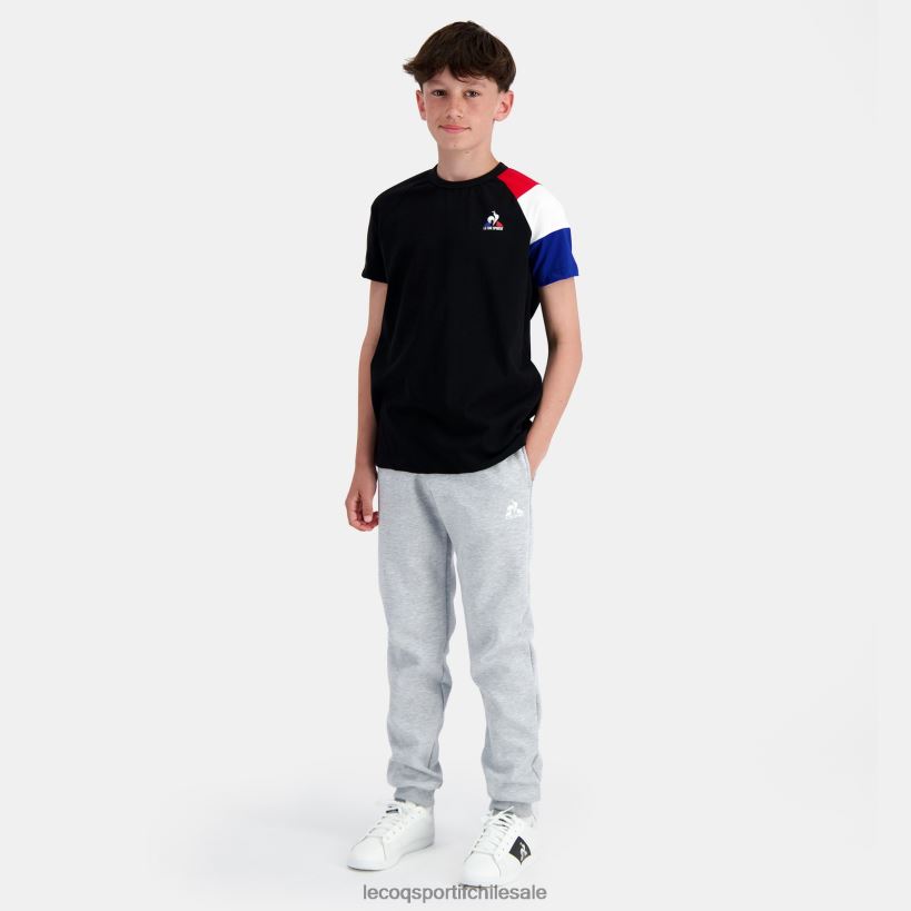 niños camiseta negra T24B2377 Le Coq Sportif ropa