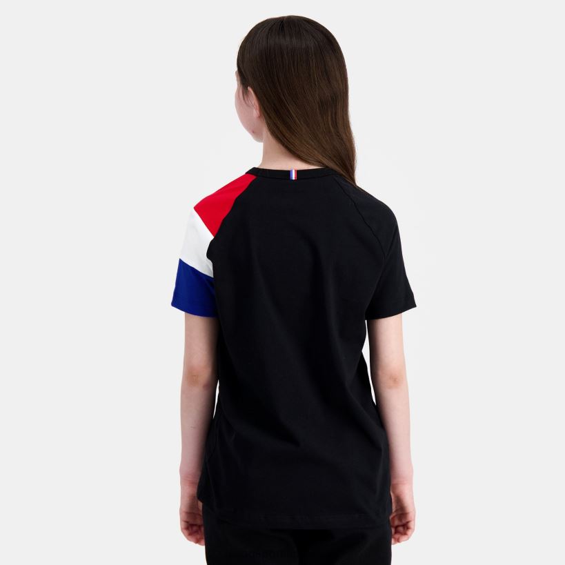 niños camiseta negra T24B2377 Le Coq Sportif ropa