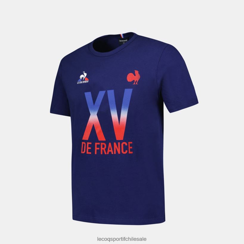 niños camiseta - xv de france azul T24B2389 Le Coq Sportif ropa