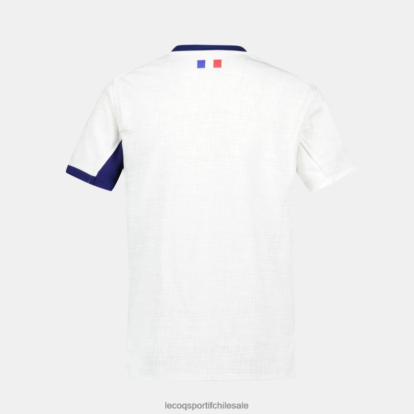 niños réplica camiseta xv de france - copa del mundo de rugby 2023 blanco T24B2695 Le Coq Sportif ropa