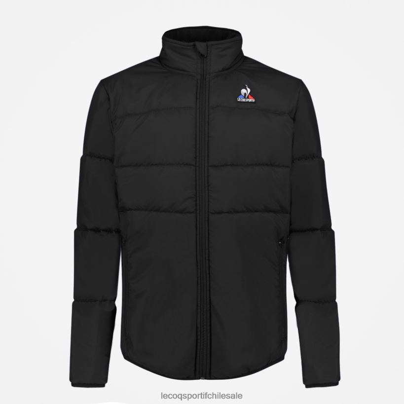niños chaqueta negra T24B2657 Le Coq Sportif ropa