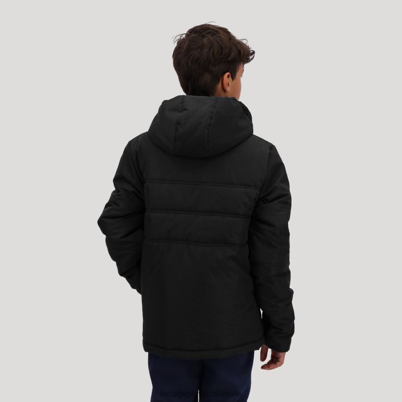 niños chaqueta negra T24B2658 Le Coq Sportif ropa