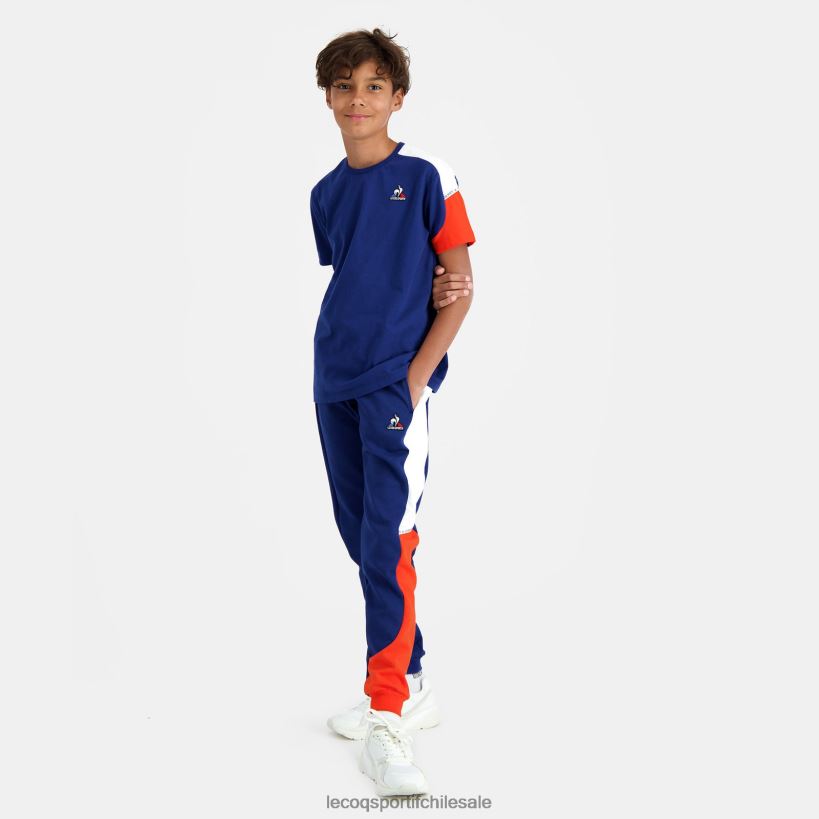 niños pantalon azul T24B2647 Le Coq Sportif ropa