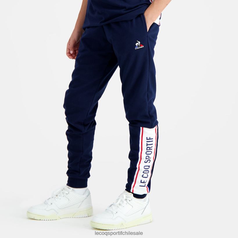 niños pantalon azul T24B2652 Le Coq Sportif ropa