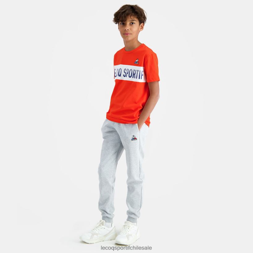 niños pantalon gris T24B2662 Le Coq Sportif ropa