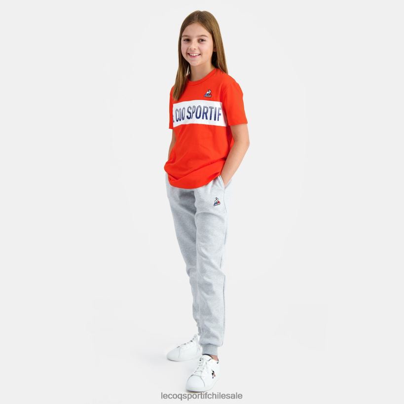 niños pantalon gris T24B2662 Le Coq Sportif ropa