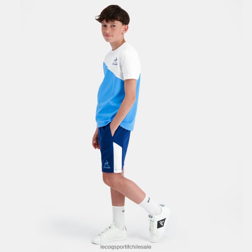 niños pantalones cortos azul T24B2401 Le Coq Sportif ropa