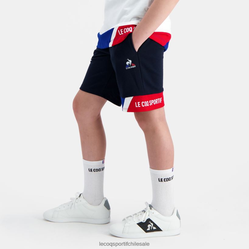 niños pantalones cortos azul T24B2407 Le Coq Sportif ropa