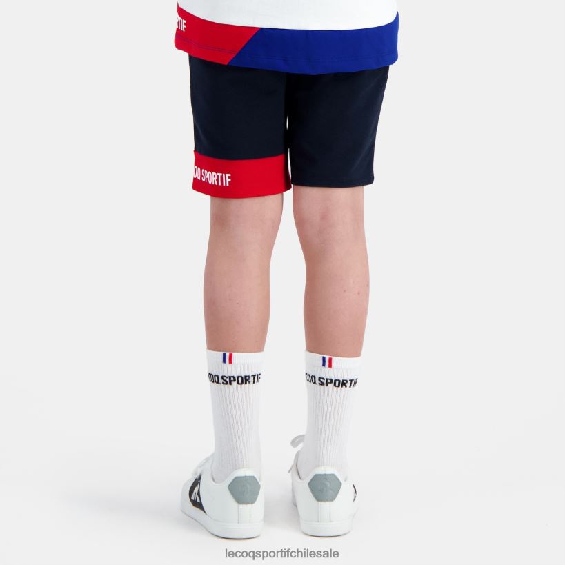 niños pantalones cortos azul T24B2407 Le Coq Sportif ropa