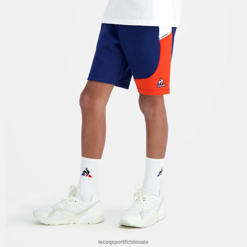 niños pantalones cortos azul T24B2641 Le Coq Sportif ropa