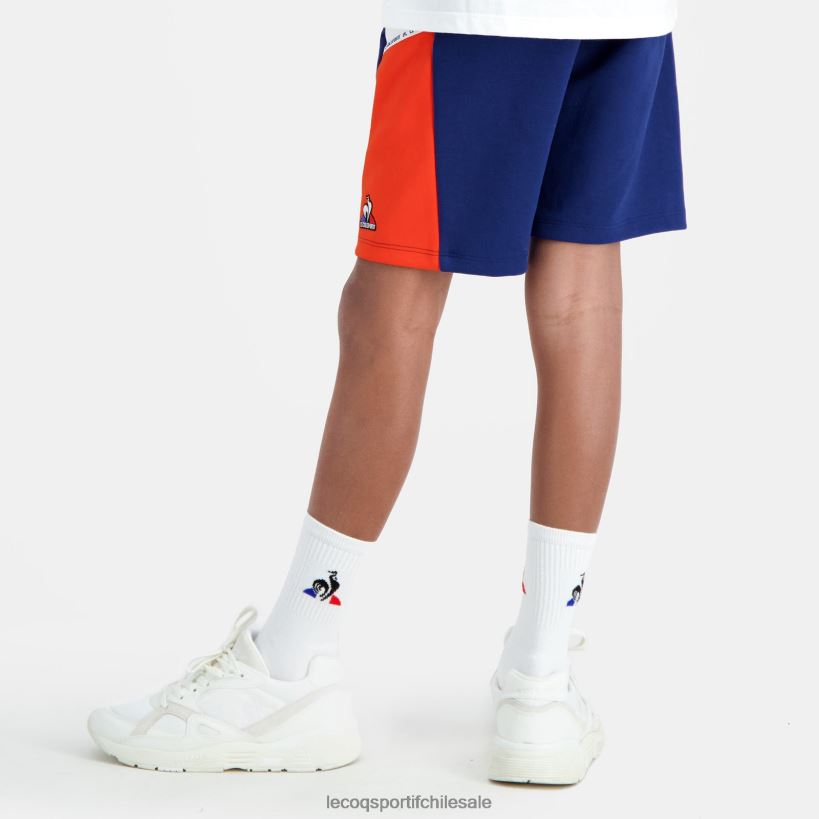 niños pantalones cortos azul T24B2641 Le Coq Sportif ropa
