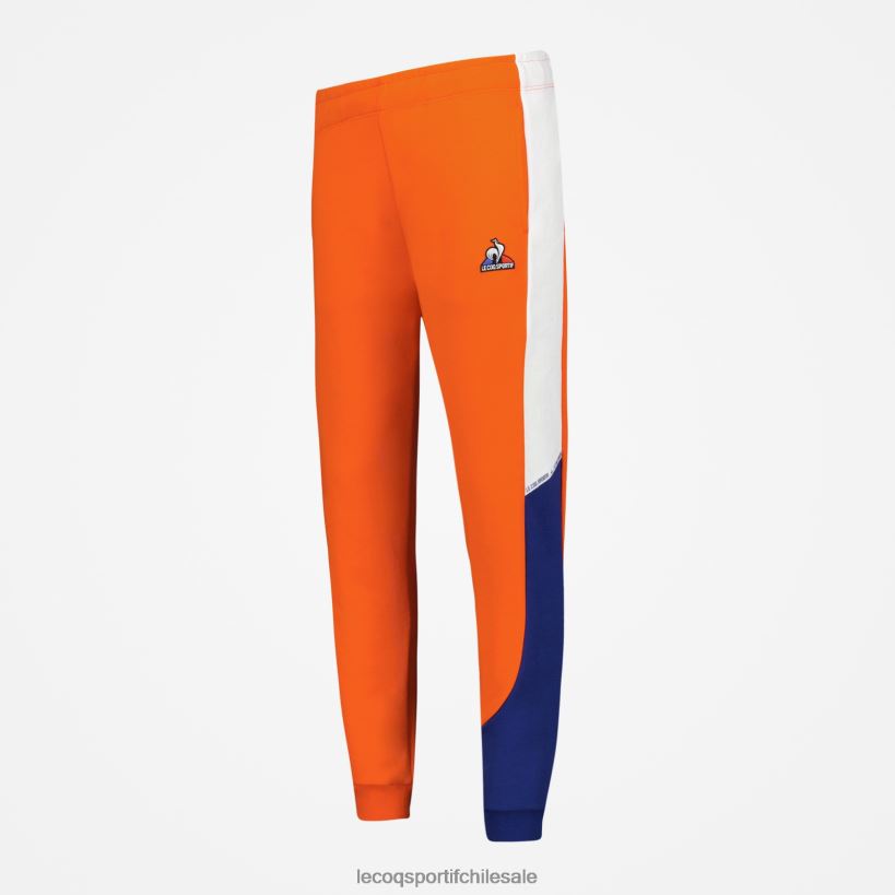 niños pantalones naranja T24B2642 Le Coq Sportif ropa