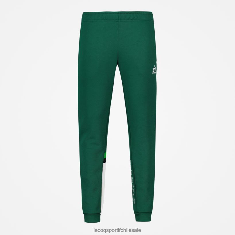 niños pantalones verdes T24B2406 Le Coq Sportif ropa
