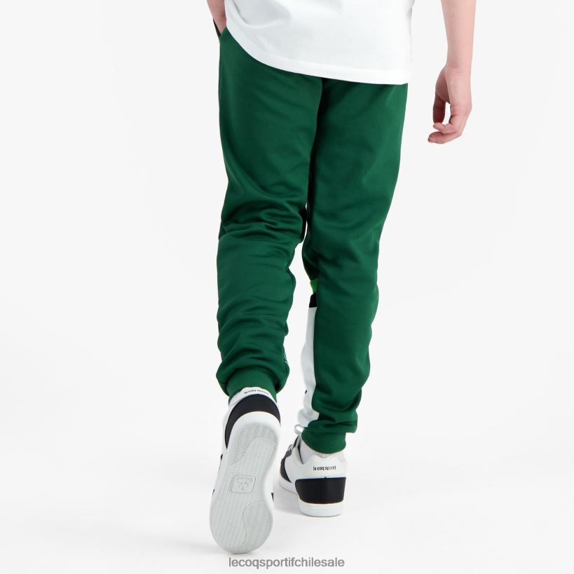 niños pantalones verdes T24B2406 Le Coq Sportif ropa