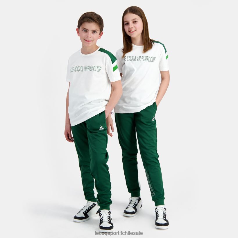 niños pantalones verdes T24B2406 Le Coq Sportif ropa