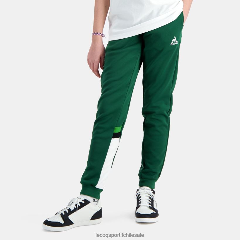 niños pantalones verdes T24B2406 Le Coq Sportif ropa