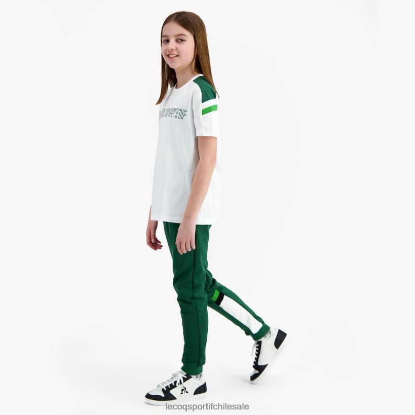 niños pantalones verdes T24B2406 Le Coq Sportif ropa