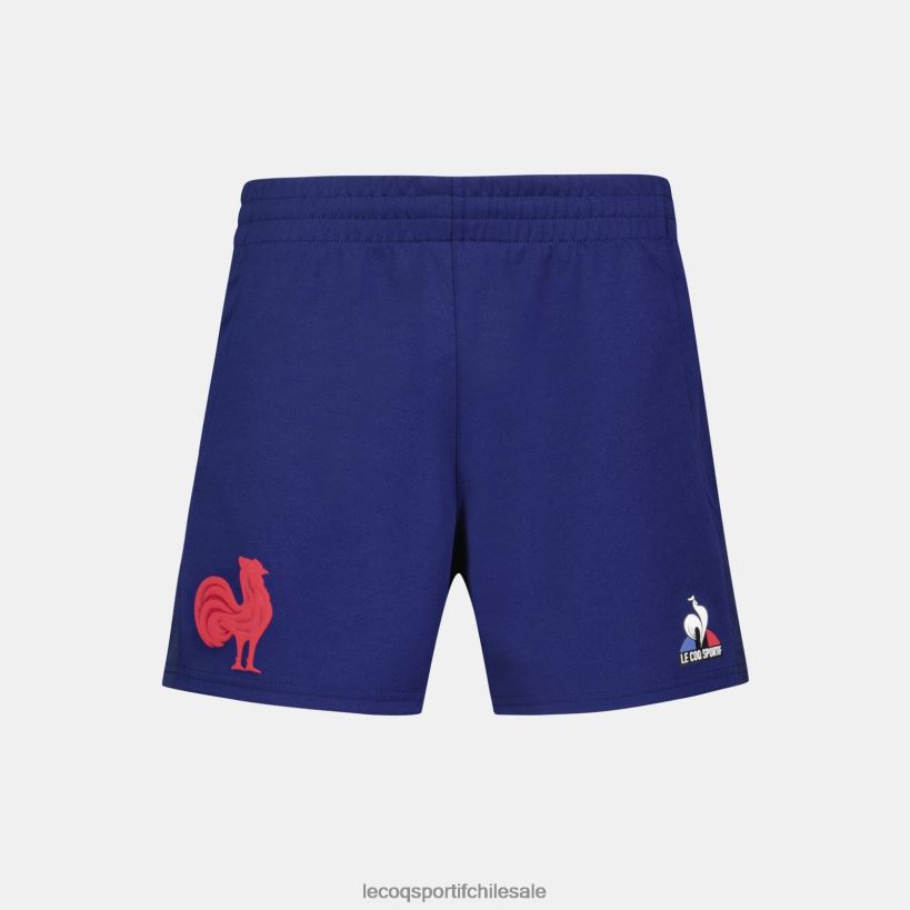 niños réplica corta - xv de france azul T24B2413 Le Coq Sportif ropa