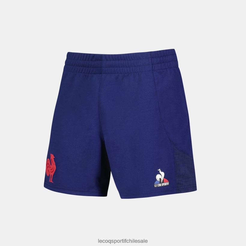 niños réplica corta - xv de france azul T24B2413 Le Coq Sportif ropa