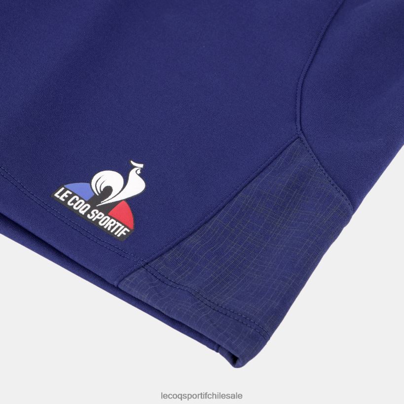 niños réplica corta - xv de france azul T24B2413 Le Coq Sportif ropa