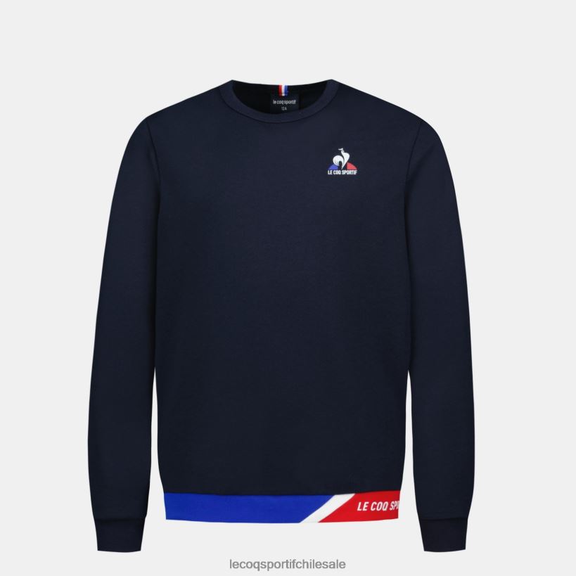niños sudadera azul T24B2394 Le Coq Sportif ropa