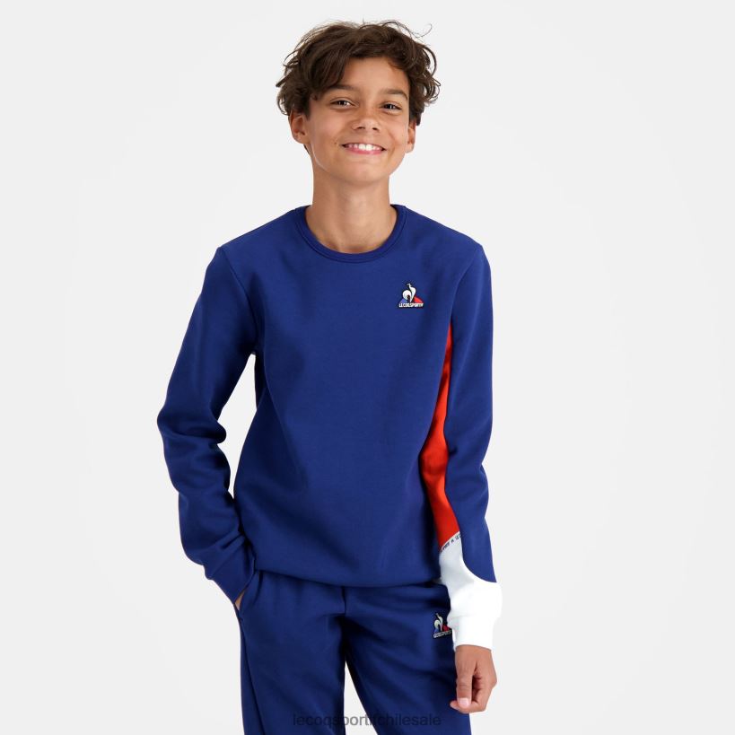 niños sudadera azul T24B2648 Le Coq Sportif ropa
