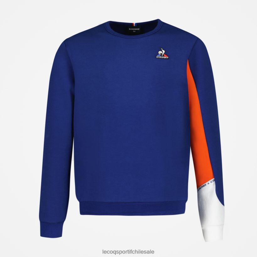 niños sudadera azul T24B2648 Le Coq Sportif ropa