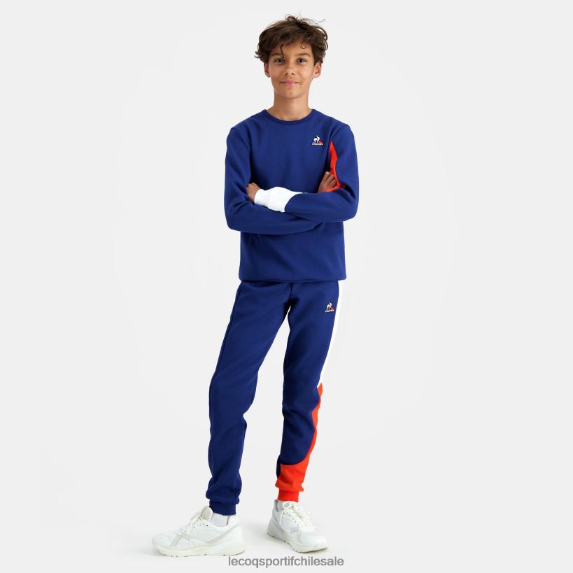 niños sudadera azul T24B2648 Le Coq Sportif ropa