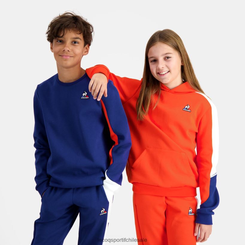 niños sudadera azul T24B2648 Le Coq Sportif ropa