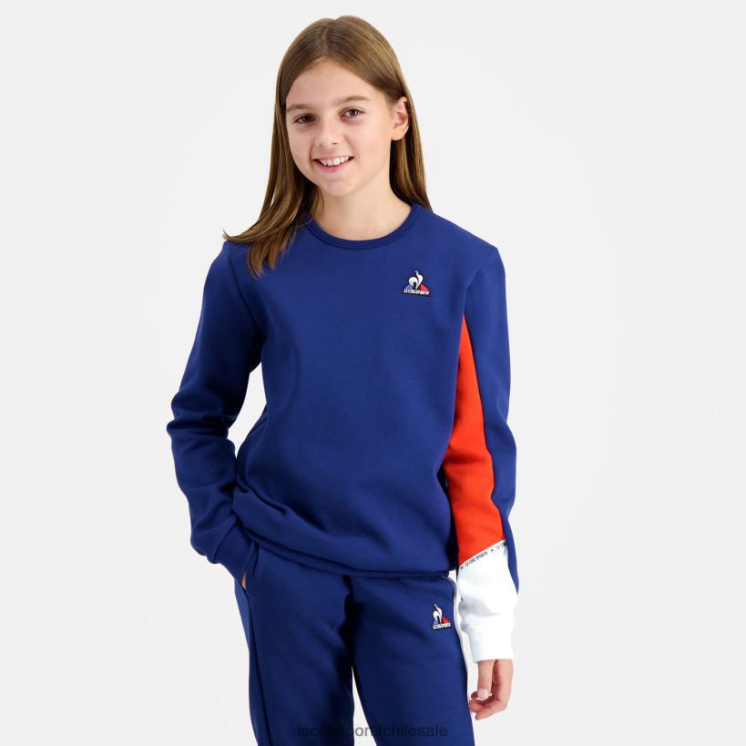 niños sudadera azul T24B2648 Le Coq Sportif ropa