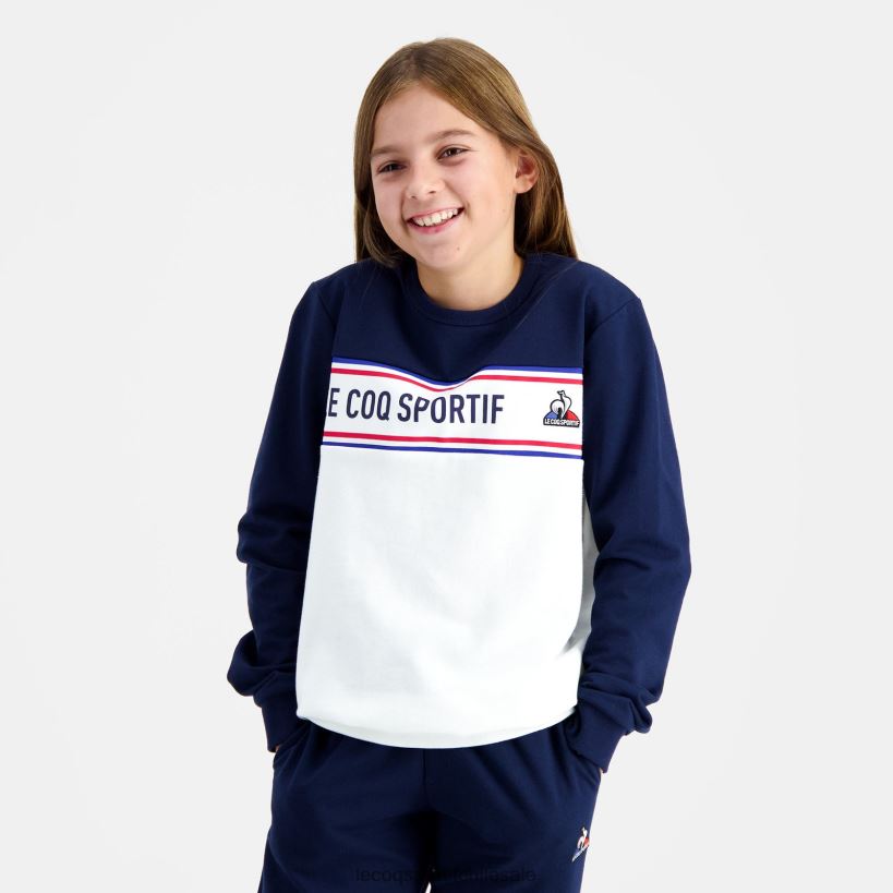 niños sudadera azul T24B2654 Le Coq Sportif ropa