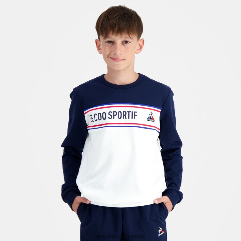 niños sudadera azul T24B2654 Le Coq Sportif ropa