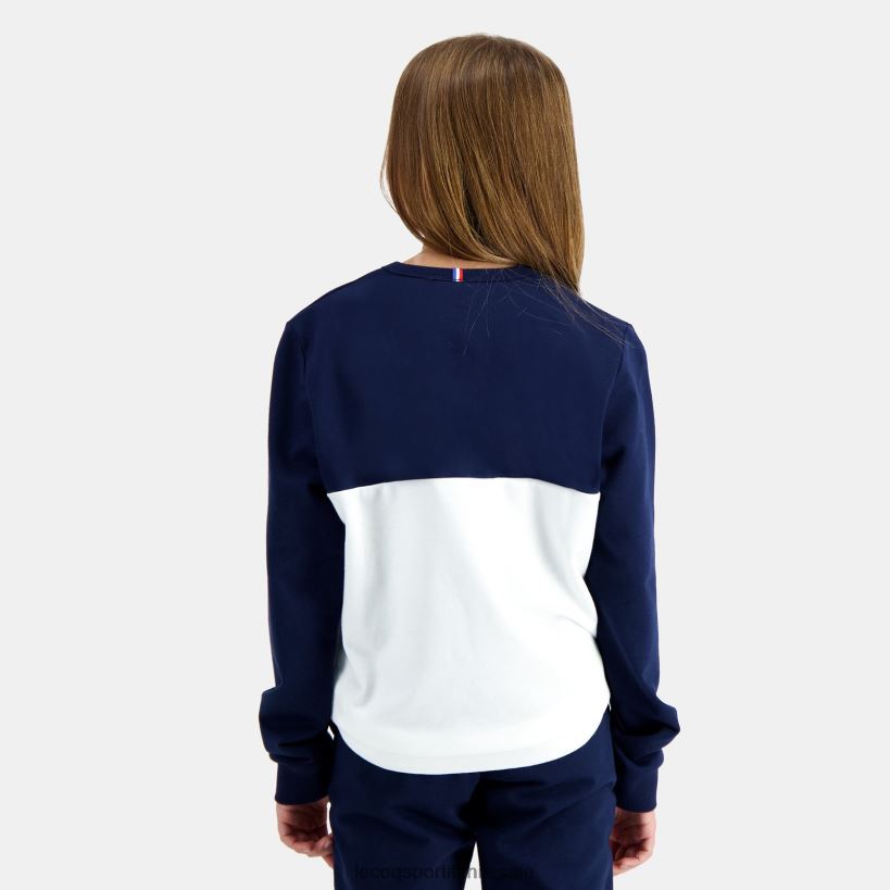 niños sudadera azul T24B2654 Le Coq Sportif ropa