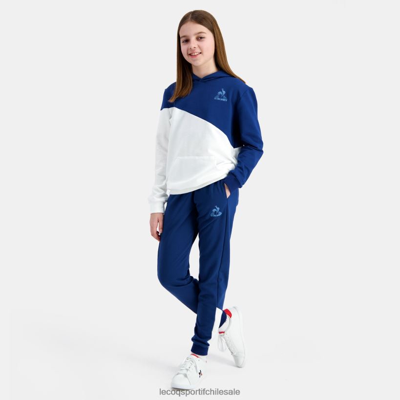 niños sudadera con capucha azul T24B2395 Le Coq Sportif ropa