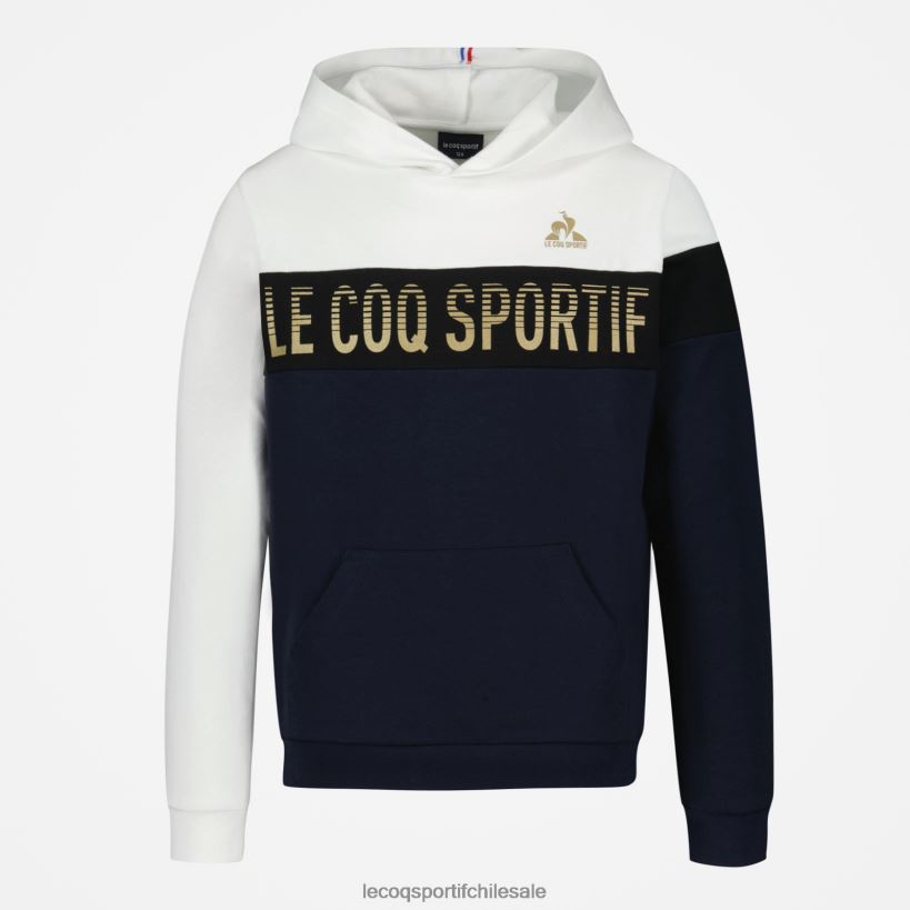 niños sudadera con capucha azul T24B2638 Le Coq Sportif ropa
