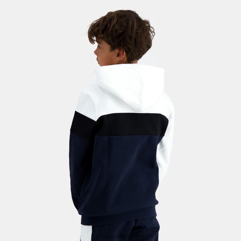 niños sudadera con capucha azul T24B2638 Le Coq Sportif ropa