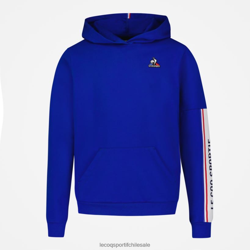 niños sudadera con capucha azul T24B2653 Le Coq Sportif ropa