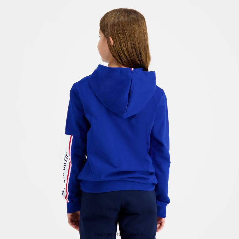 niños sudadera con capucha azul T24B2653 Le Coq Sportif ropa