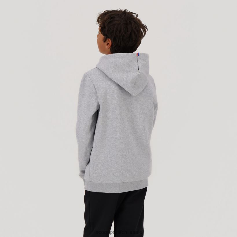 niños sudadera con capucha gris T24B2669 Le Coq Sportif ropa