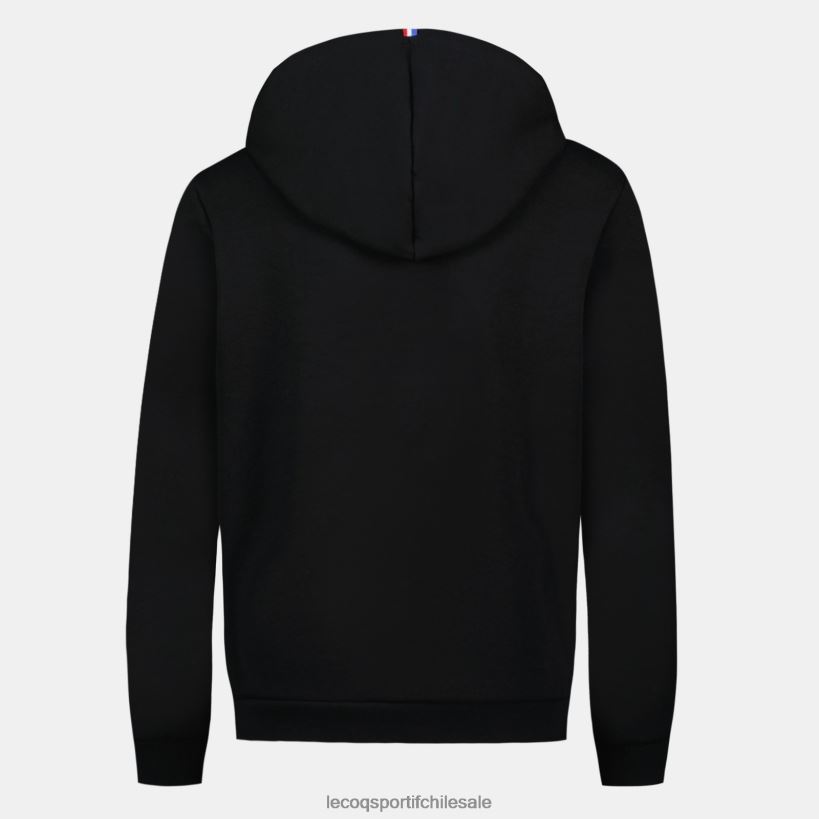 niños sudadera con capucha negra T24B2399 Le Coq Sportif ropa